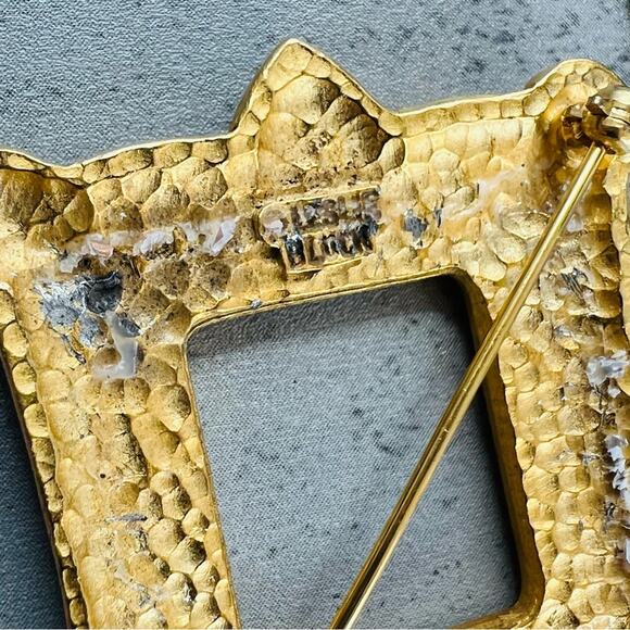 Vintage Leslie Block Prip Star and Moon Brooch - Picture 4 of 10